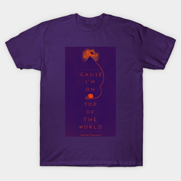 Top Of The World T-Shirt by Science Busters Podcast